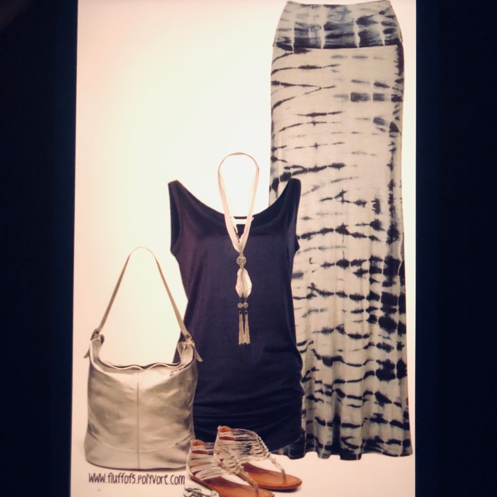 😱NWT Tye-Dyed Long Skirt😱